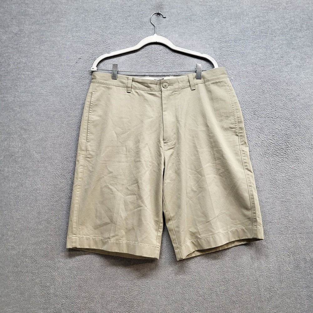 J Crew Men Shorts 35 Khaki‎ Chino Casual Twill
